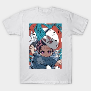 Samurai Warrior Anime T-Shirt